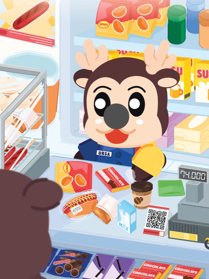 Totti & Pimpimpom — Supermarket